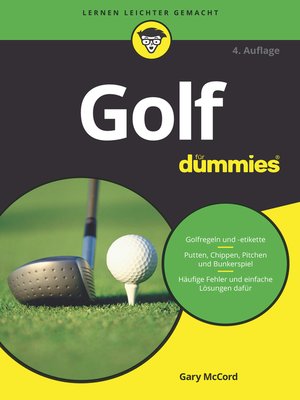 cover image of Golf f&uuml;r Dummies